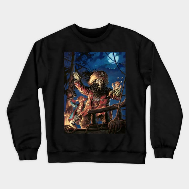 Monkey Island 2: Lechuck's Revenge [Textless] Crewneck Sweatshirt by Zagreba